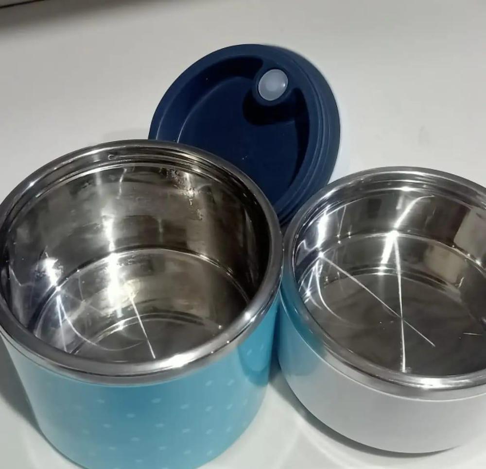 2 Layer Lunch Box – Portable Leakproof Food Container for School, Office, and Travel