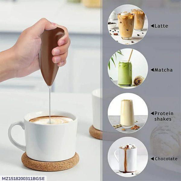 Handheld Electric Coffee Beater – frothy coffee maker and milk frother for home use