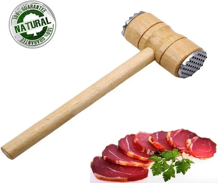 Manual meat mincer hand-crank grinder with stainless steel blades for fresh minced meat