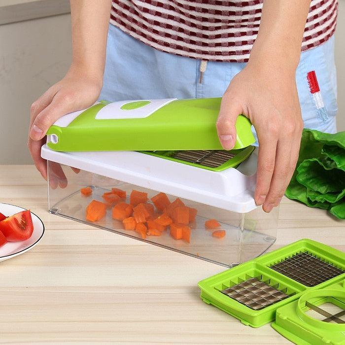 Nicer Dicer Plus Fruit and Vegetable Slicer – Multi-Functional Cutter and Chopper
