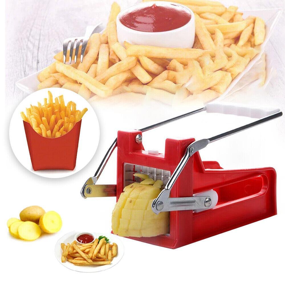 Potato French Fry Cutter – Stainless Steel Slicer for Homemade Fries
