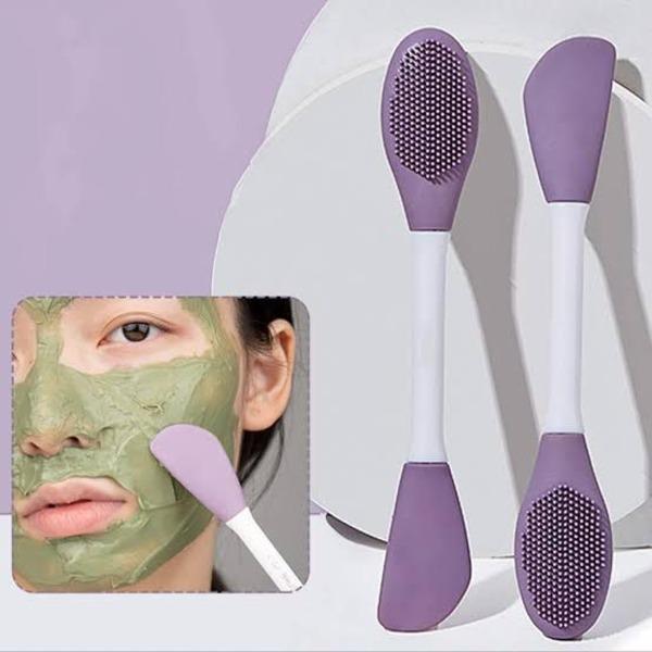 Silicone face mask brush pack of 4 for smooth and hygienic skincare application