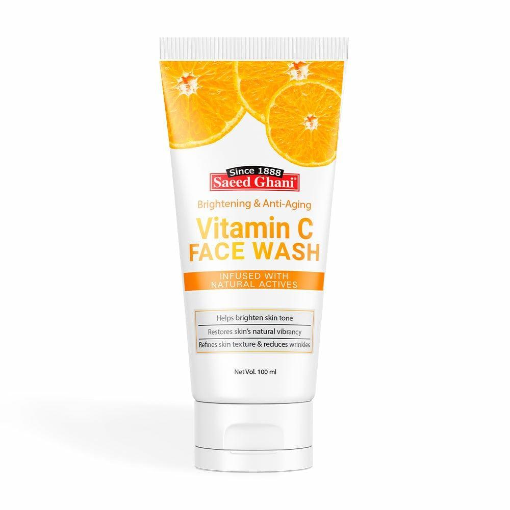 Vitamin-C Face Wash 100ml tube for brightening, cleansing, and radiant skin