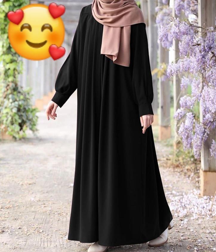 Women’s georgette plain maxi abaya – elegant, comfortable & modest Islamic wear