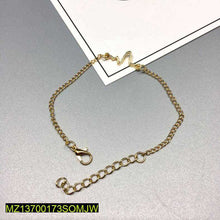 1 Pc Alloy Gold Plated Uni-Sex Heart Beat Bracelet 450 Rs. Bracelet Bercelet for men & women LuxeLoops LuxeLoops 