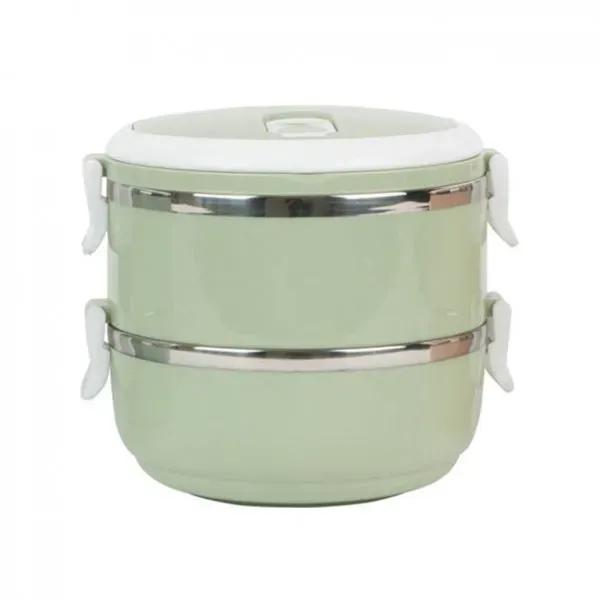 2 Layer Heavy Duty Stainless Steel Lunch Box – Portable, Leak-Proof, and Durable Food Container