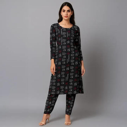 2 Pcs Women's Unstitched Printed Suit with matching printed shirt and trouser – stylish and comfortable daily wear.

