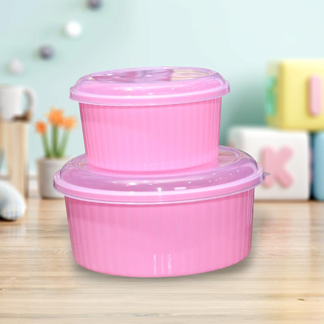 3 Pcs Pink Bowl Set – stylish versatile tableware for everyday dining