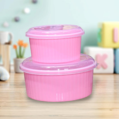 3 Pcs Pink Bowl Set – stylish versatile tableware for everyday dining