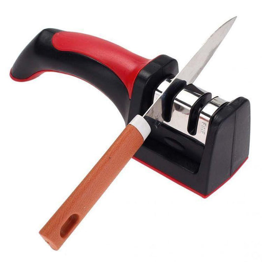 3 in 1 Knife Sharpener – Professional Kitchen Knife Sharpening Tool