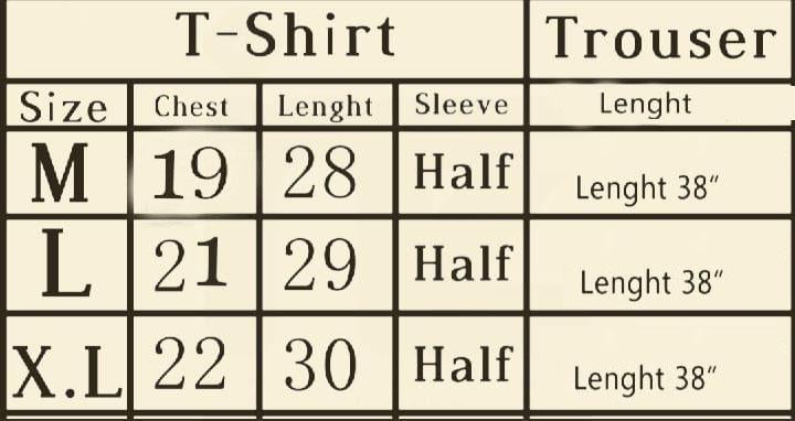 Cozy Printed Cotton Jersey Night Suit - 2 Pcs women’s loungewear set with shirt and trouser for sleepwear.
