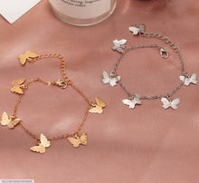 Silver Plated Artificial Stones Anklet – Elegant Foot Jewelry.