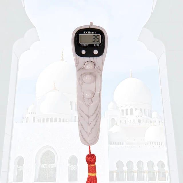 Finger Counter – Islamic Digital Tasbih Bead with clear display and ring design