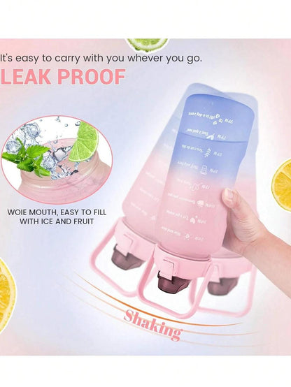 Gym Water Bottle Pack of 3 – leak-proof, durable, reusable bottles for fitness and daily hydration
