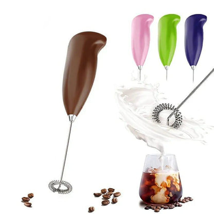 Handheld Electric Coffee Beater – frothy coffee maker and milk frother for home use