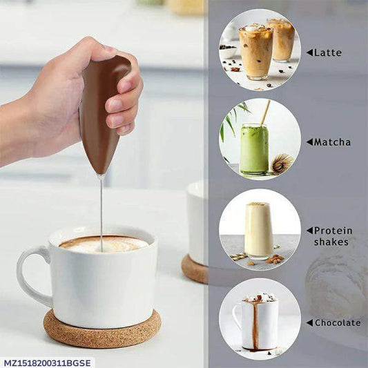 Handheld Electric Coffee Beater – frothy coffee maker and milk frother for home use