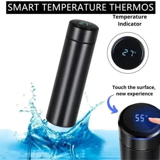 Insulated Temperature Water Bottle – Stainless Steel, Hot & Cold Flask for Gym, Office, and Travel