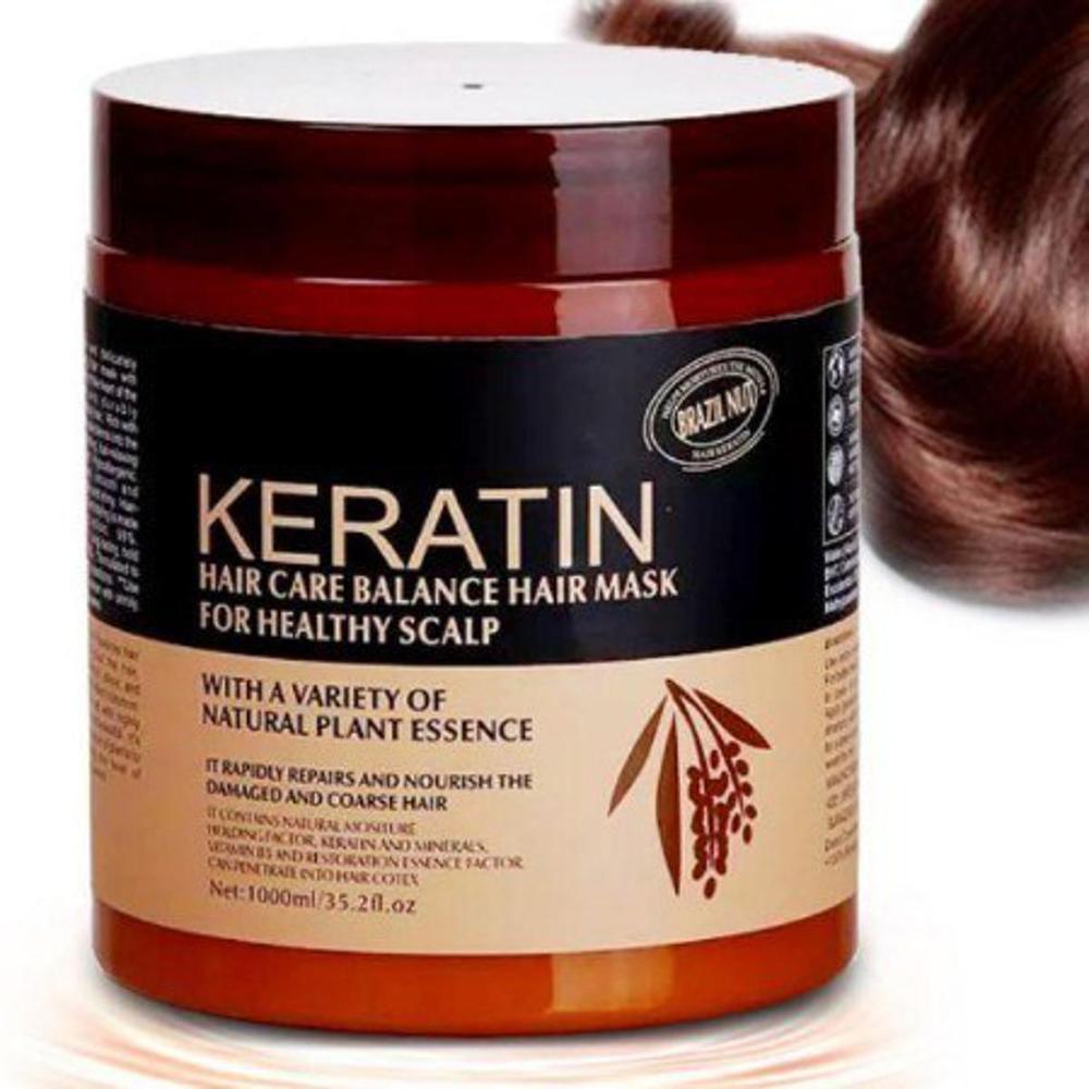 Keratin Hair Mask 500ml for repairing and nourishing damaged hair