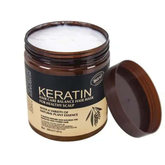 Keratin Hair Mask 500ml for repairing and nourishing damaged hair