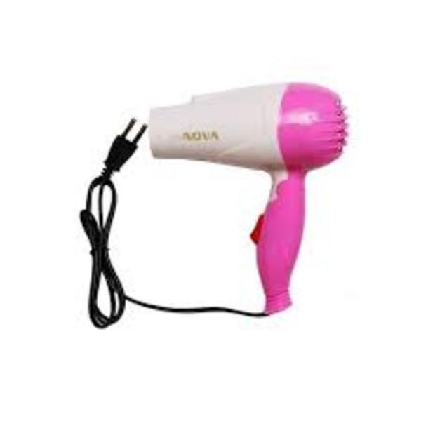 Lightweight portable 1000W hair dryer with fast drying technology for smooth, frizz-free hair