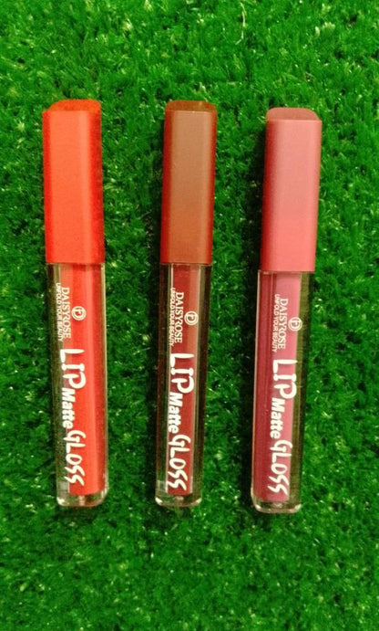 Lip Gloss Pack of 3 with high shine glossy finish in versatile shades