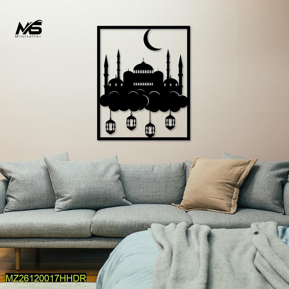 MOSQUE wall art décor – Islamic home decoration with elegant mosque design