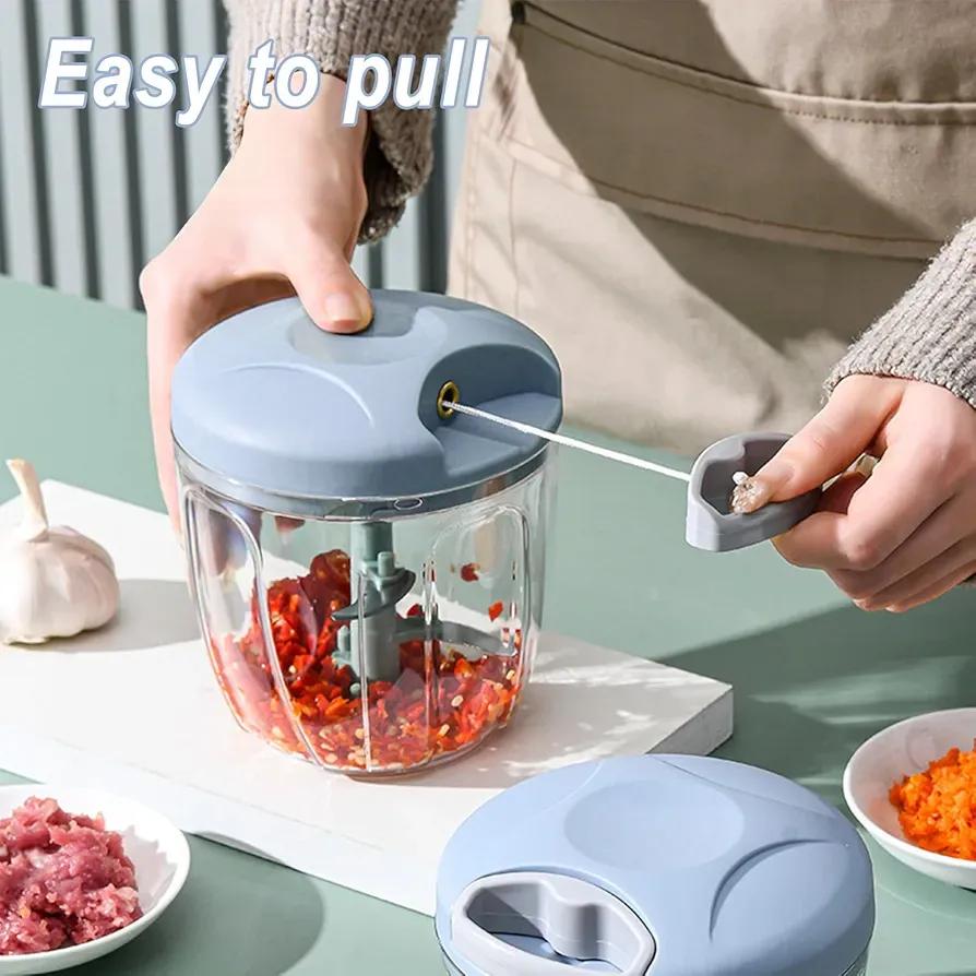 Manual Food Chopper – Kitchen Tool for Easy Cooking and Food Preparation