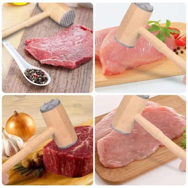 Manual meat mincer hand-crank grinder with stainless steel blades for fresh minced meat