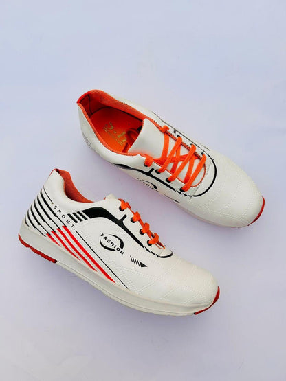 Men's Synthetic Leather Sneakers – Side View