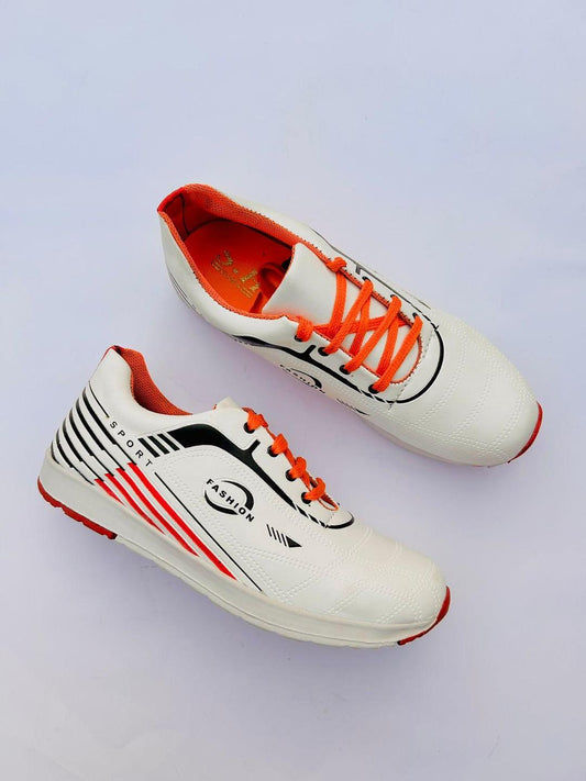 Men's Synthetic Leather Sneakers – Side View