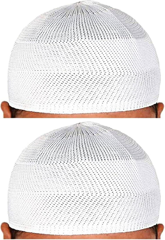 Men’s cotton knitted namaz/prayer cap in breathable fabric for daily Salah