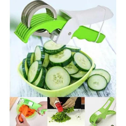 Multi Vegetable Cutter with 5 Interchangeable Blades – Kitchen Slicer & Chopper