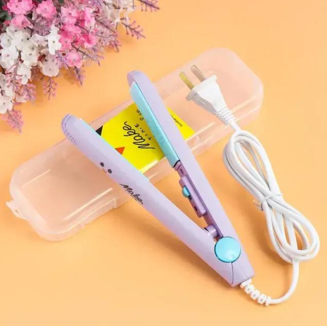 Portable Mini Hair Straightener with corded electric feature for travel and daily use