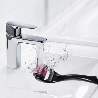 Professional derma roller for damaged hair care and scalp stimulation
