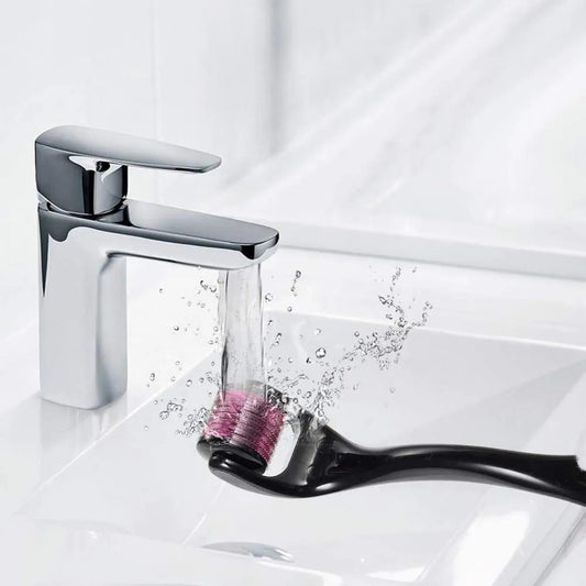 Professional derma roller for damaged hair care and scalp stimulation