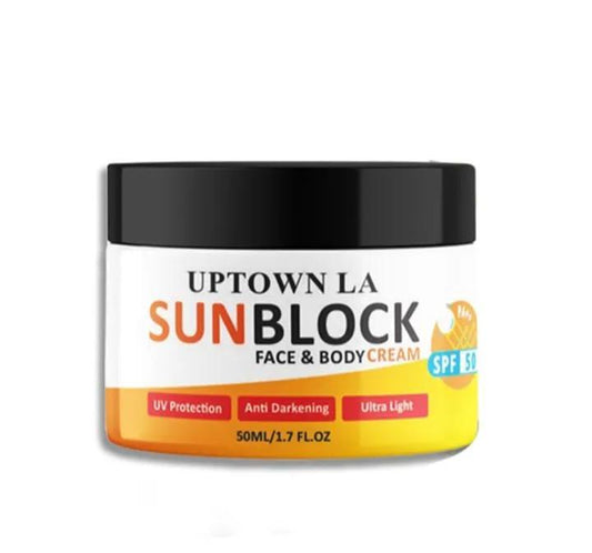 Protects From Sunburn Sunblock for UVA/UVB protection and sun damage prevention