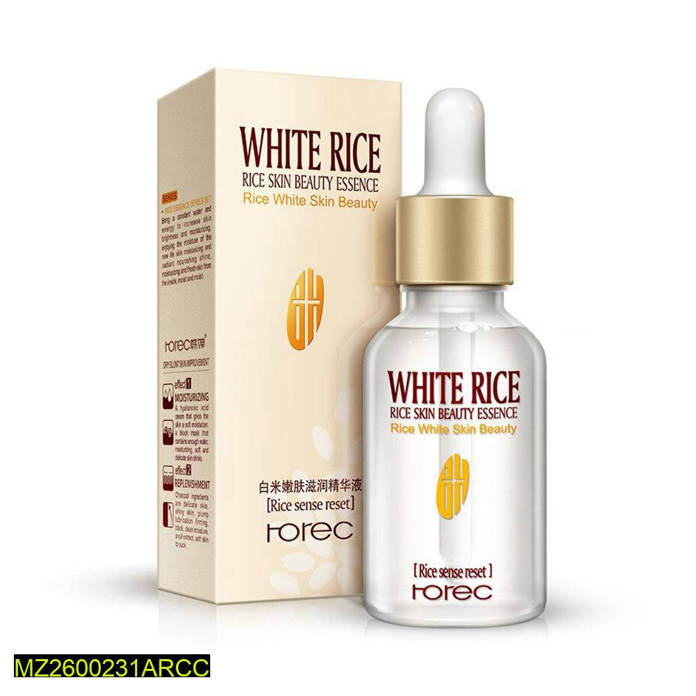Rice Skin Beauty Essence Serum, 15 ml bottle for hydrated, bright, and radiant skin