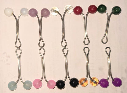 Set of 3 colorful metal hijab pins – durable, stylish & secure for daily hijab wear