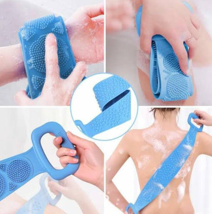 Silicone Back Scrub Bath Shower Tool for deep cleansing and exfoliation