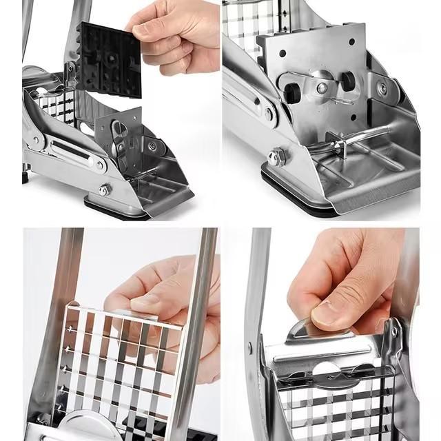 Stainless Steel Potato French Fry Cutter – Easy & Durable Kitchen Slicer