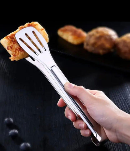 Stainless steel kitchen tongs for cooking, BBQ, salad, and serving food