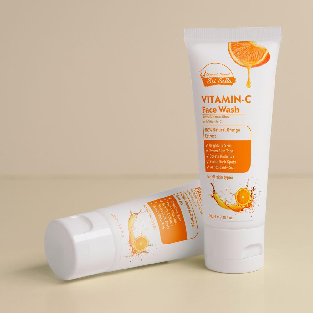 Vitamin C Brightening Mask 100g for glowing skin, dark spot reduction & radiance