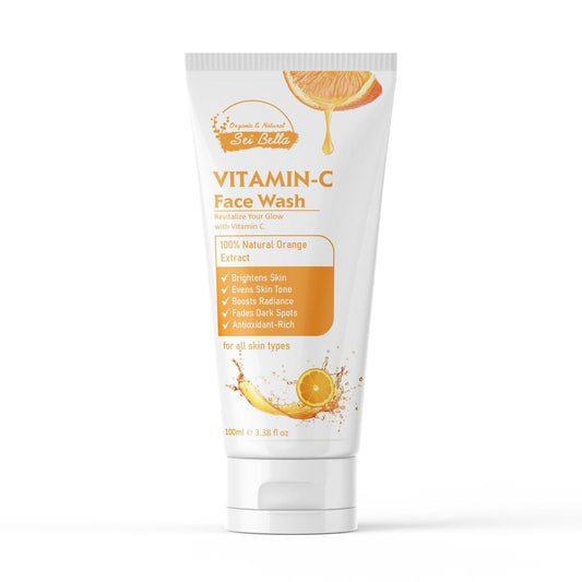 Vitamin C Brightening Mask 100g for glowing skin, dark spot reduction & radiance