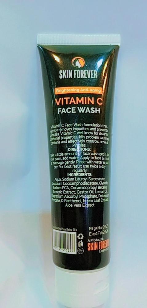 Vitamin C Face Wash tube for bright, radiant, and refreshed skin