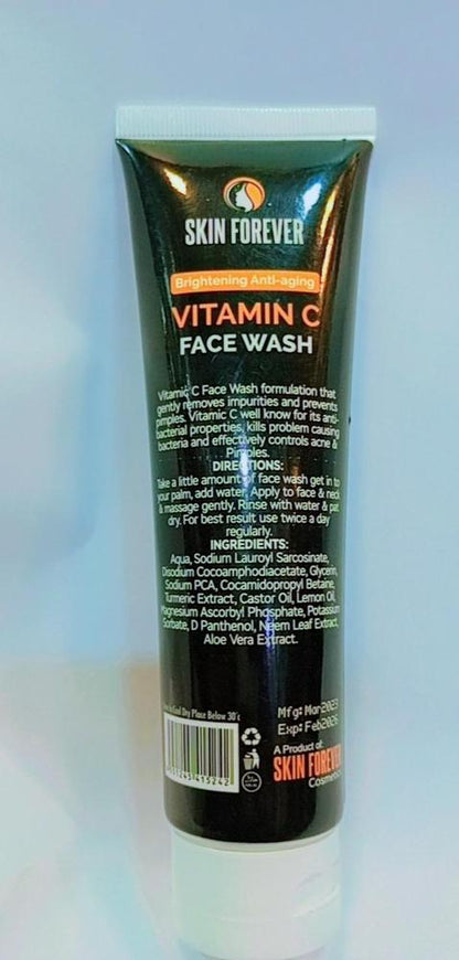 Vitamin C Face Wash tube for bright, radiant, and refreshed skin