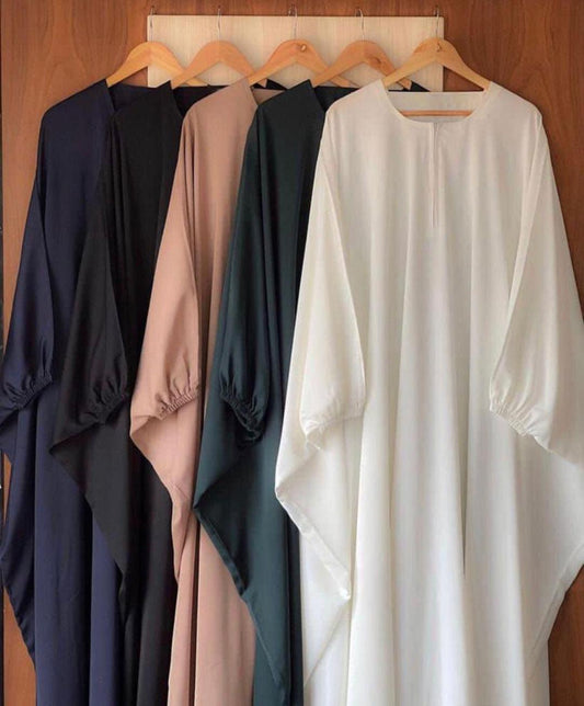 Women’s georgette butterfly full abaya – flowing, modest, and elegant Islamic wear