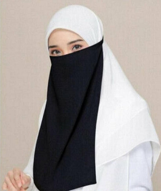 Women’s round chiffon hijab – plain, soft, lightweight & elegant modest wear