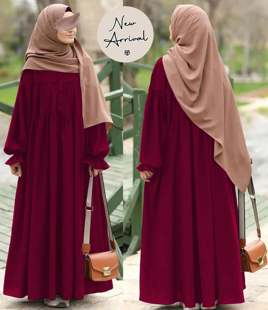 Women’s stylish georgette full abaya – elegant, comfortable & modest Islamic wear